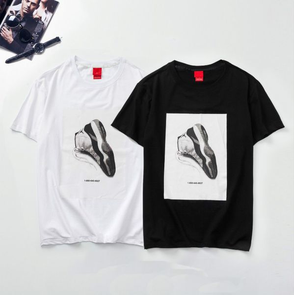 20s fashion men's t-shirt summer 2020 new breathable trend printing women's men's short-sleeved t-shirt 2 colors asian size m, White;black